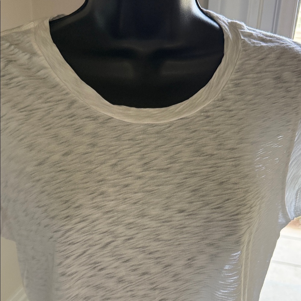 Rag & Bone White Short Sleeve Tee - Picture 2 of 3